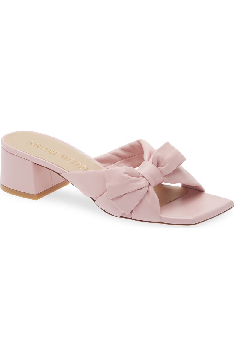 Stuart Weitzman Sofia Bow Sandal, Main, color, Ballet Leather