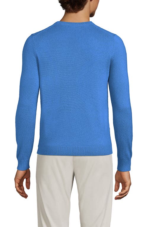 Lands' End Fine Gauge Cashmere Sweater In Blue