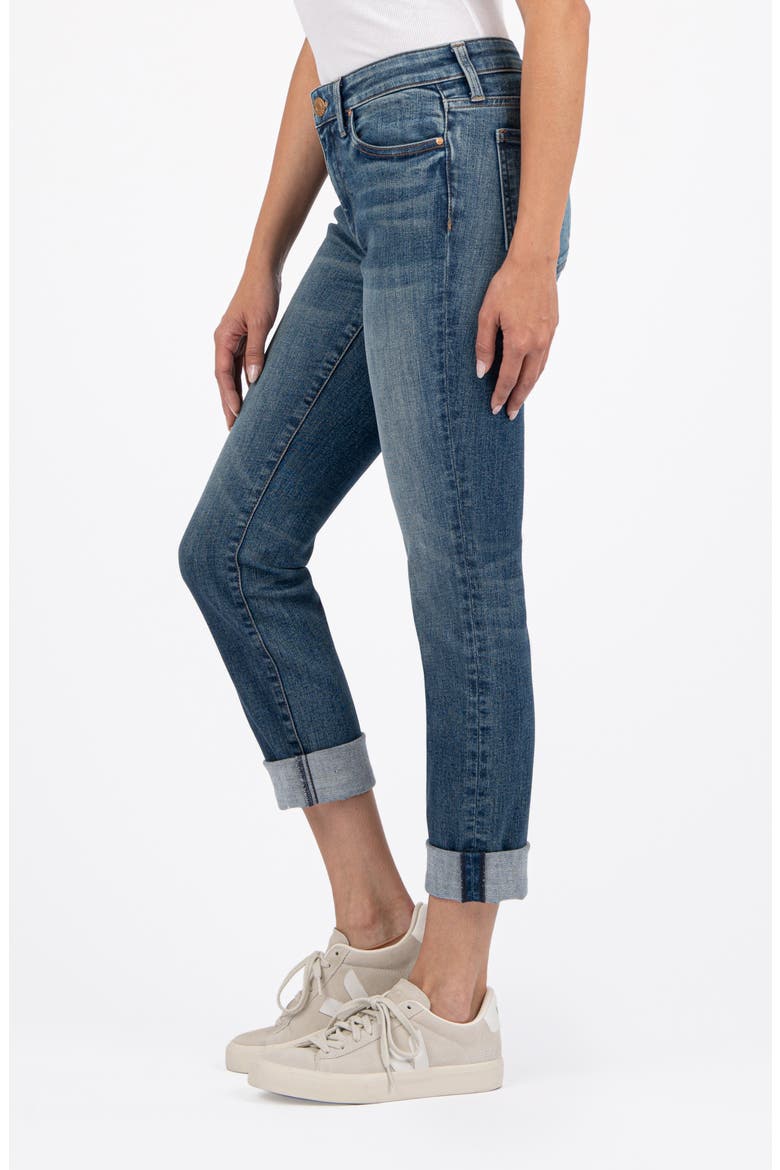 Catherine Cuffed Boyfriend Jeans, Alternate, color, GIVING