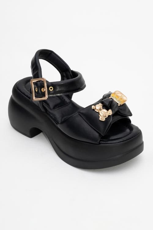 Prologue Shoes Merida Buckle Platform Sandal