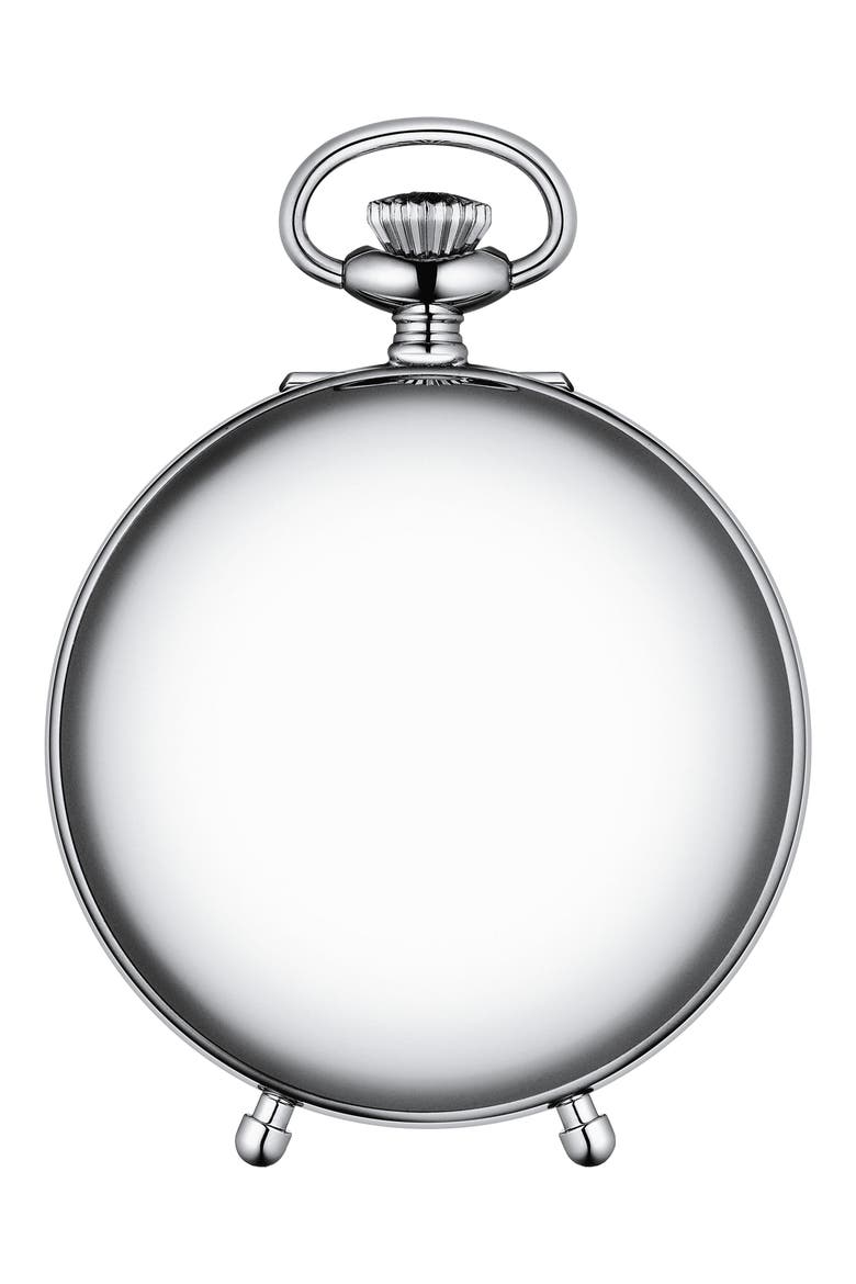 Stand Alone Pocket Watch, 49.6mm, Alternate, color, WHITE