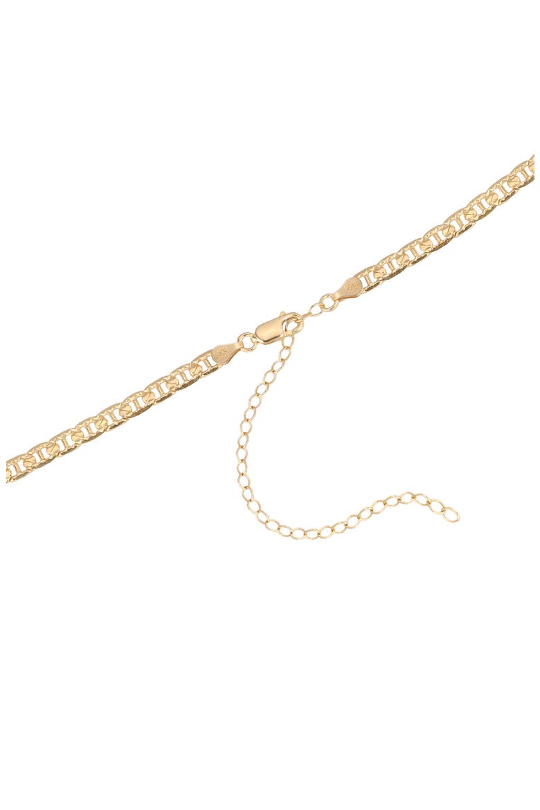 Diamond Cut Link Necklace, Alternate, color, GOLD