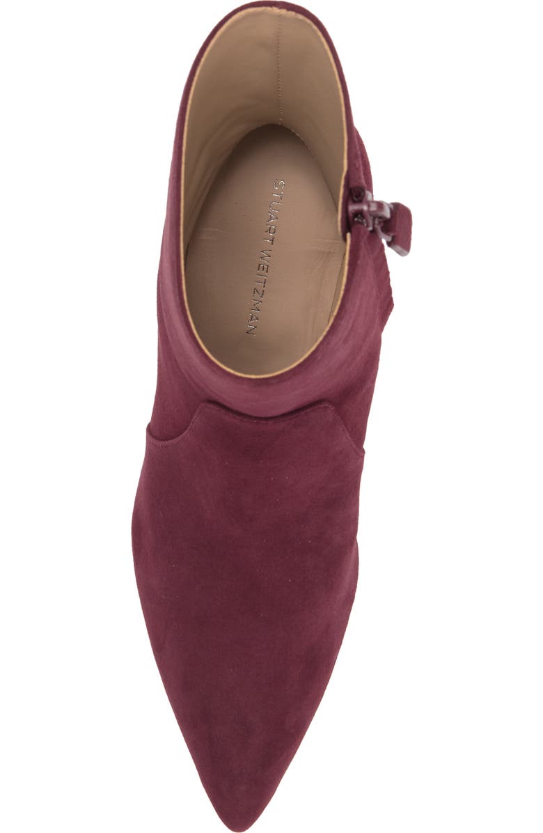 Stuart Weitzman Renegade Block Heel Bootie, Alternate, color, Cabernet