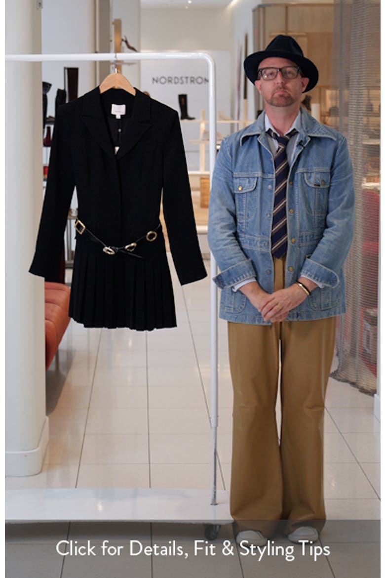 Saule Belted Blazer Minidress video