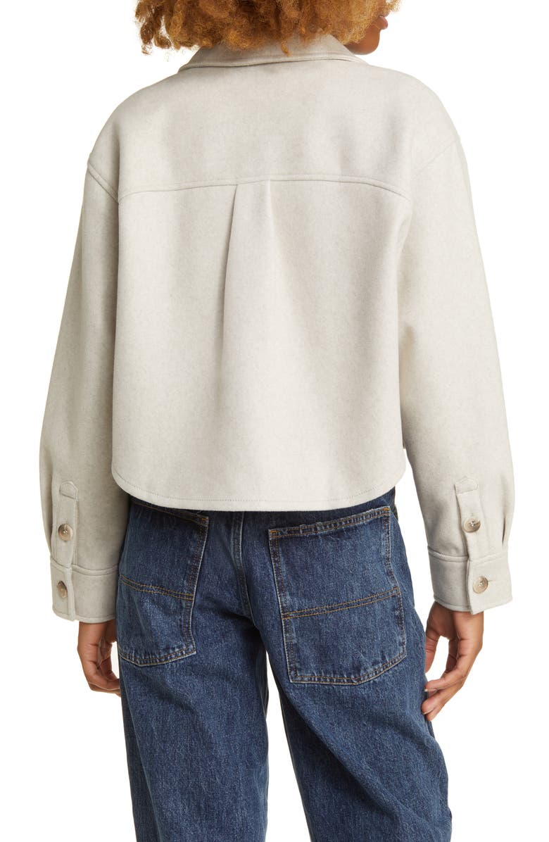 BP. Crop Shacket, Alternate, color, 