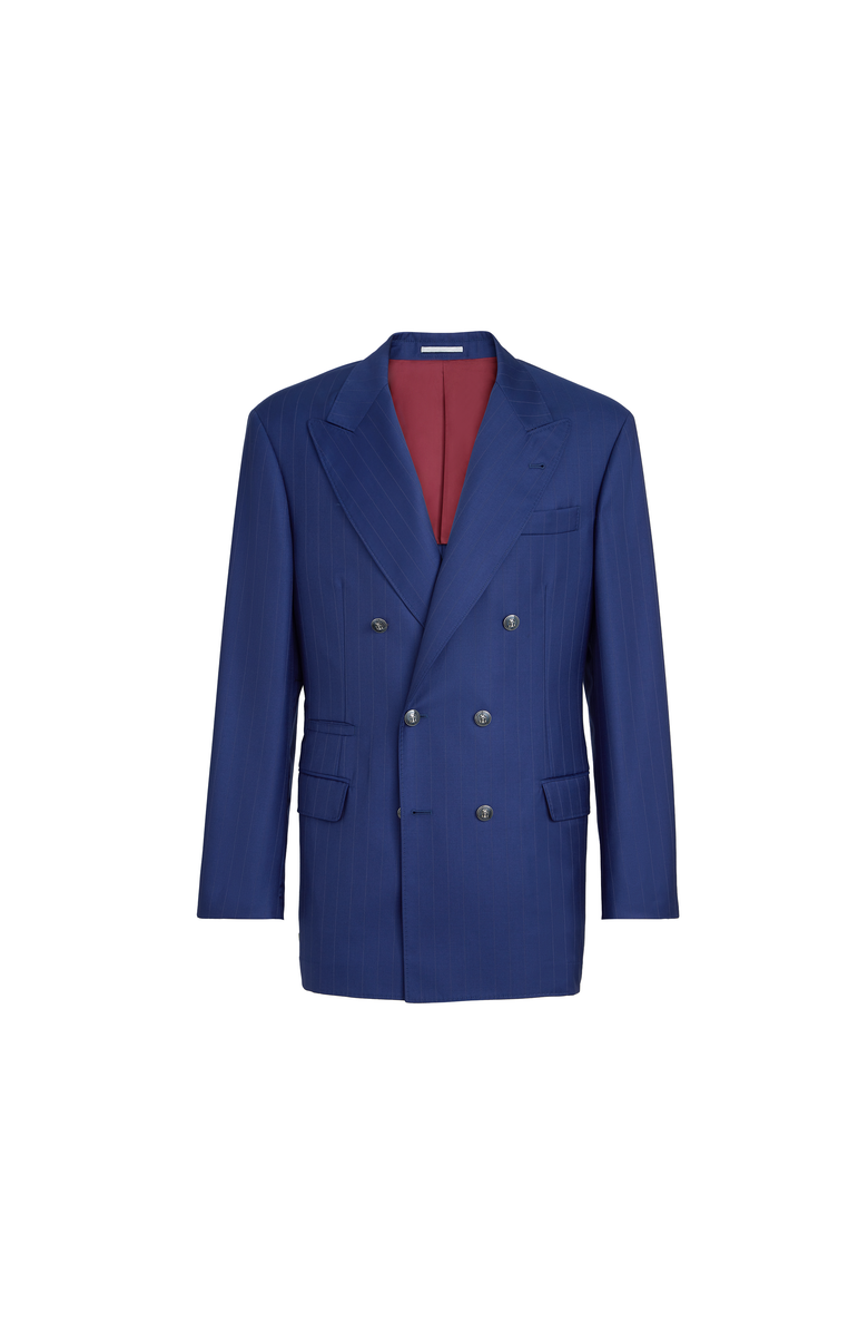 Brunello Cucinelli One-and-a-half breasted blazer, Main, color, Royale Blue