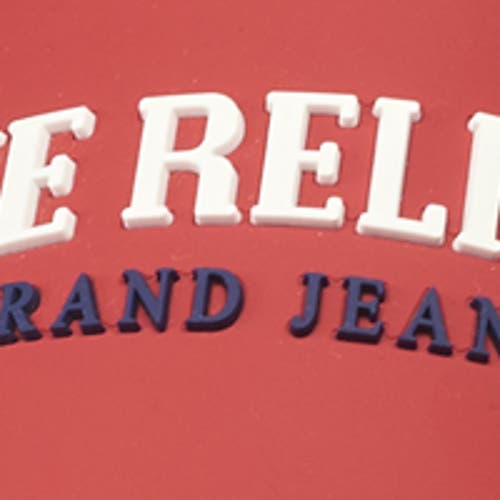 True Religion Weezy Logo Slide In Red