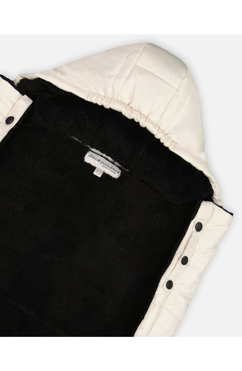 Deux par Deux Baby Unisex Multifunction 3-In-1 Envelope Silver White, Alternate, color,