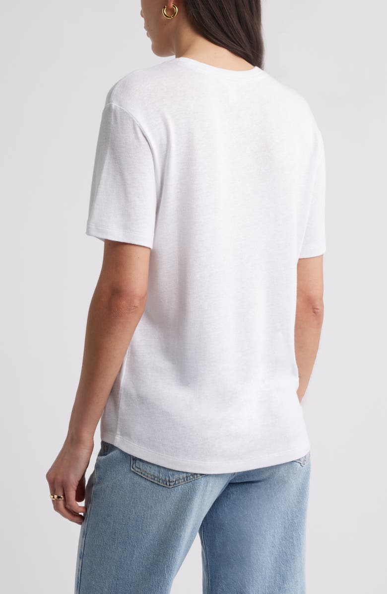 Caslon<sup>®</sup> Easy T-Shirt, Alternate, color, White