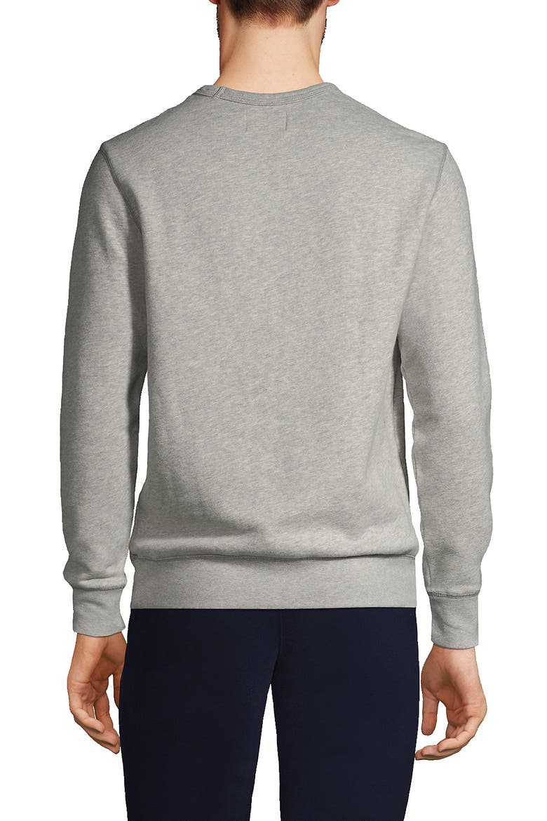 Long Sleeve Serious Sweats Crewneck Sweatshirt, Alternate, color, Gray Heather