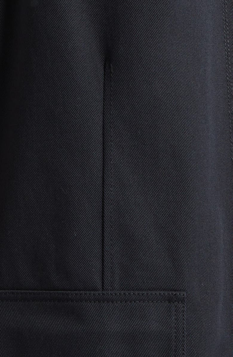 Derek Lam 10 Crosby Xander Utility Shift Dress, Alternate, color, Black