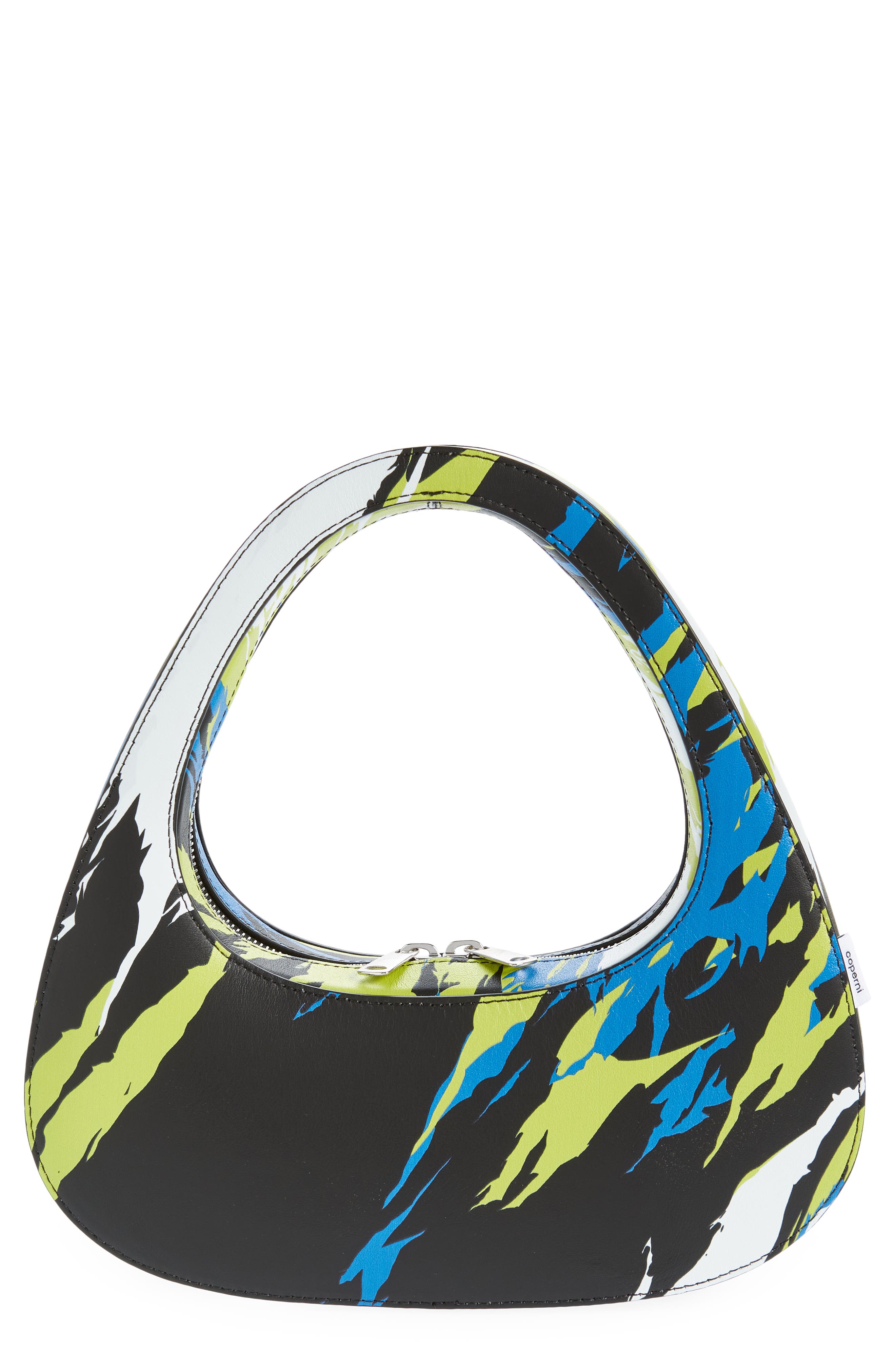 Coperni Baguette Swipe Leather Bag, Main, color, 