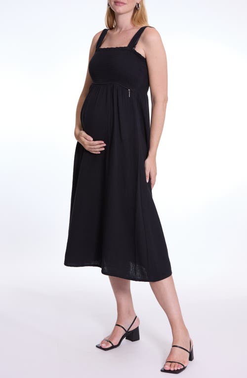 Cache Coeur Lola Maternity And Nursing Dress In Animal Print