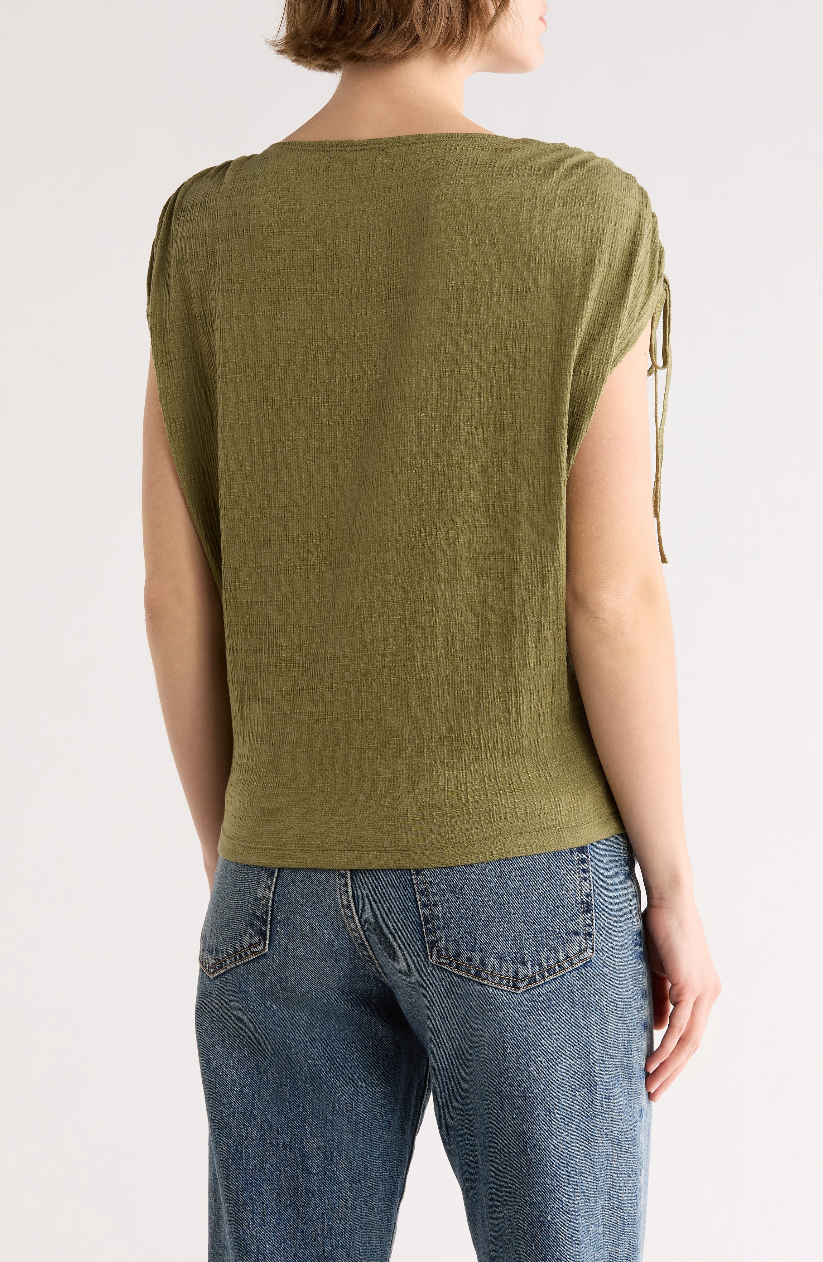 Ruched Shoulder Top - image 2