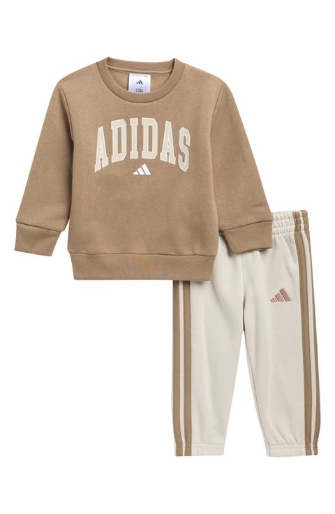 Fleece Crewneck Sweatshirt & Joggers Set