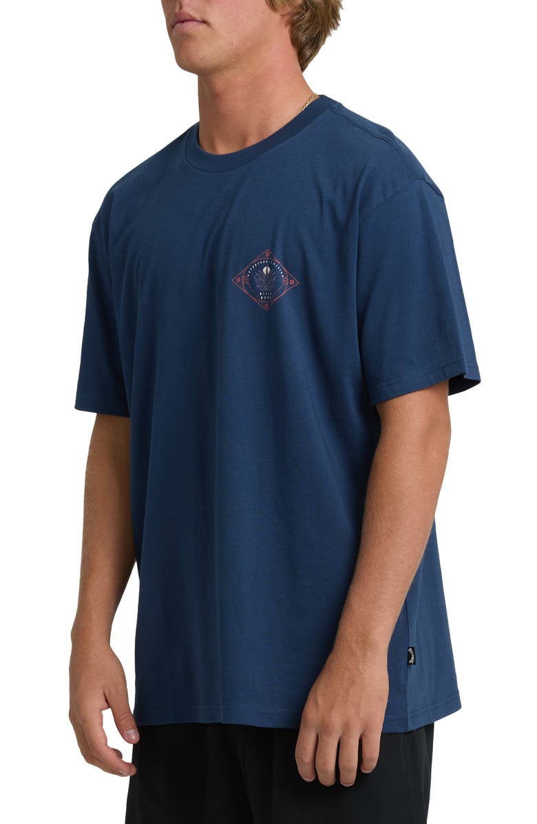 Billabong Agave Adventure Division Premium Cotton Graphic T-Shirt, Alternate, color, Dark Blue