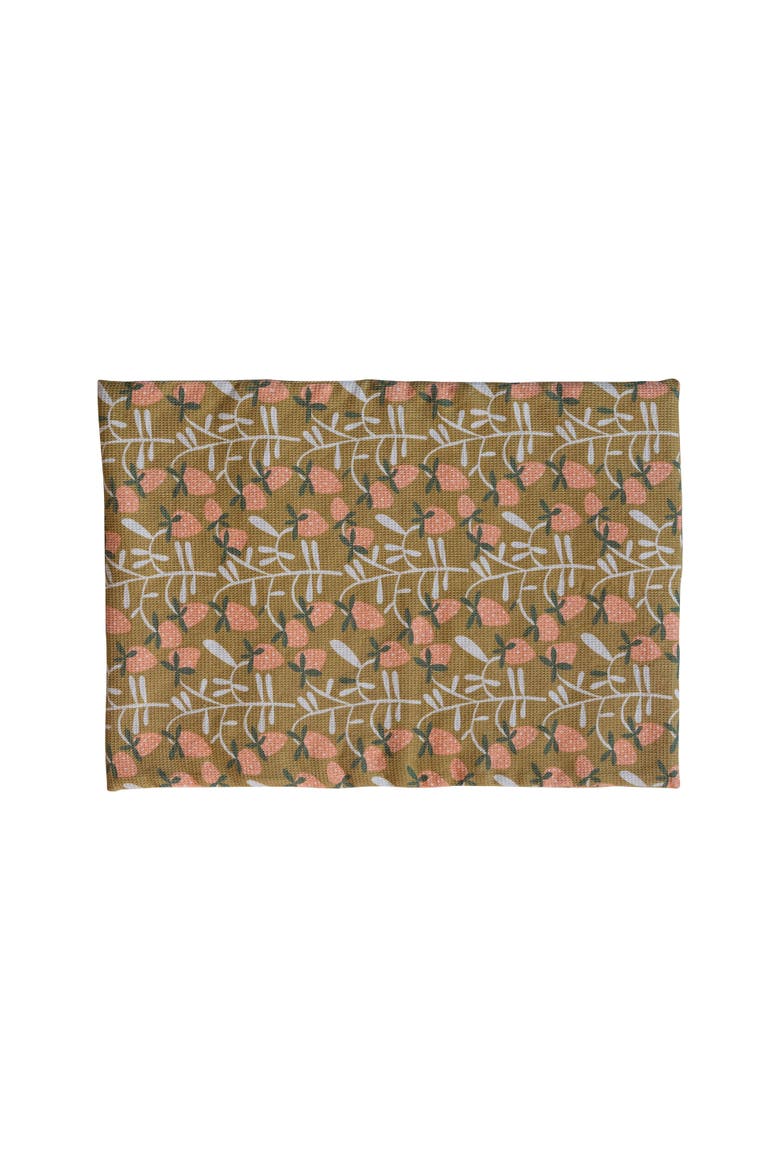 Drying Mat with Quilted Terry Cloth Insert, Main, color, Orange