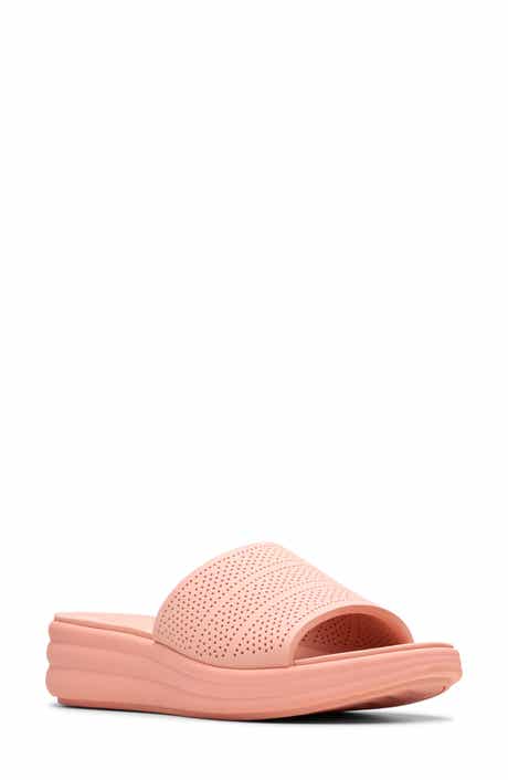 Clarks® Drift Twist Wedge Slide Sandal