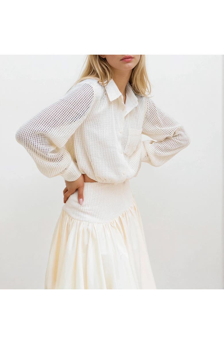 Elexiay Kemi Skirt, Alternate, color, Oatmeal