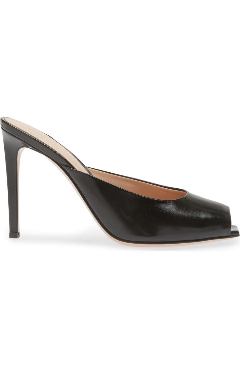 Gianvito Rossi Peep Toe Slide Sandal, Alternate, color,