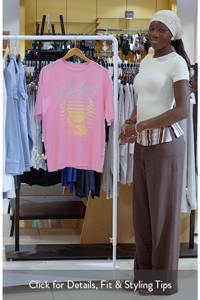 Every High Tide Oversize Cotton Graphic T-Shirt video