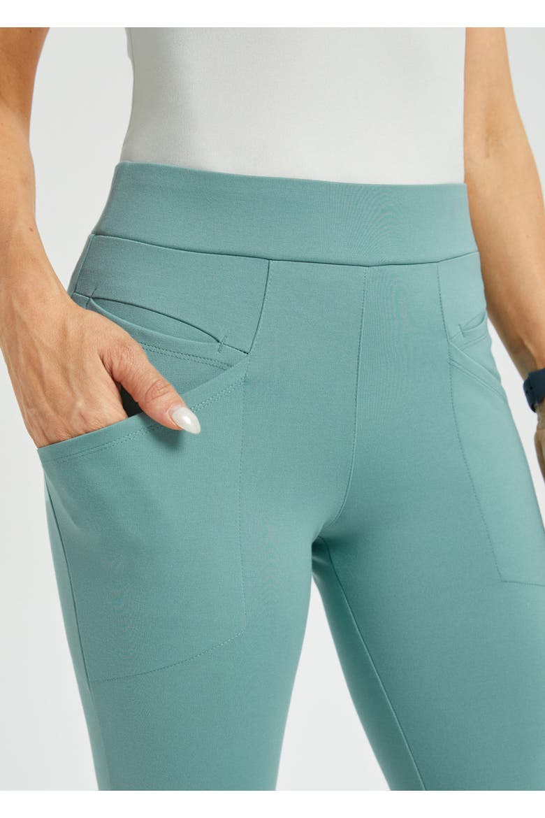 Journey DPYP Dress Pant Yoga Pants | Skinny, Alternate, color, Steel Blue