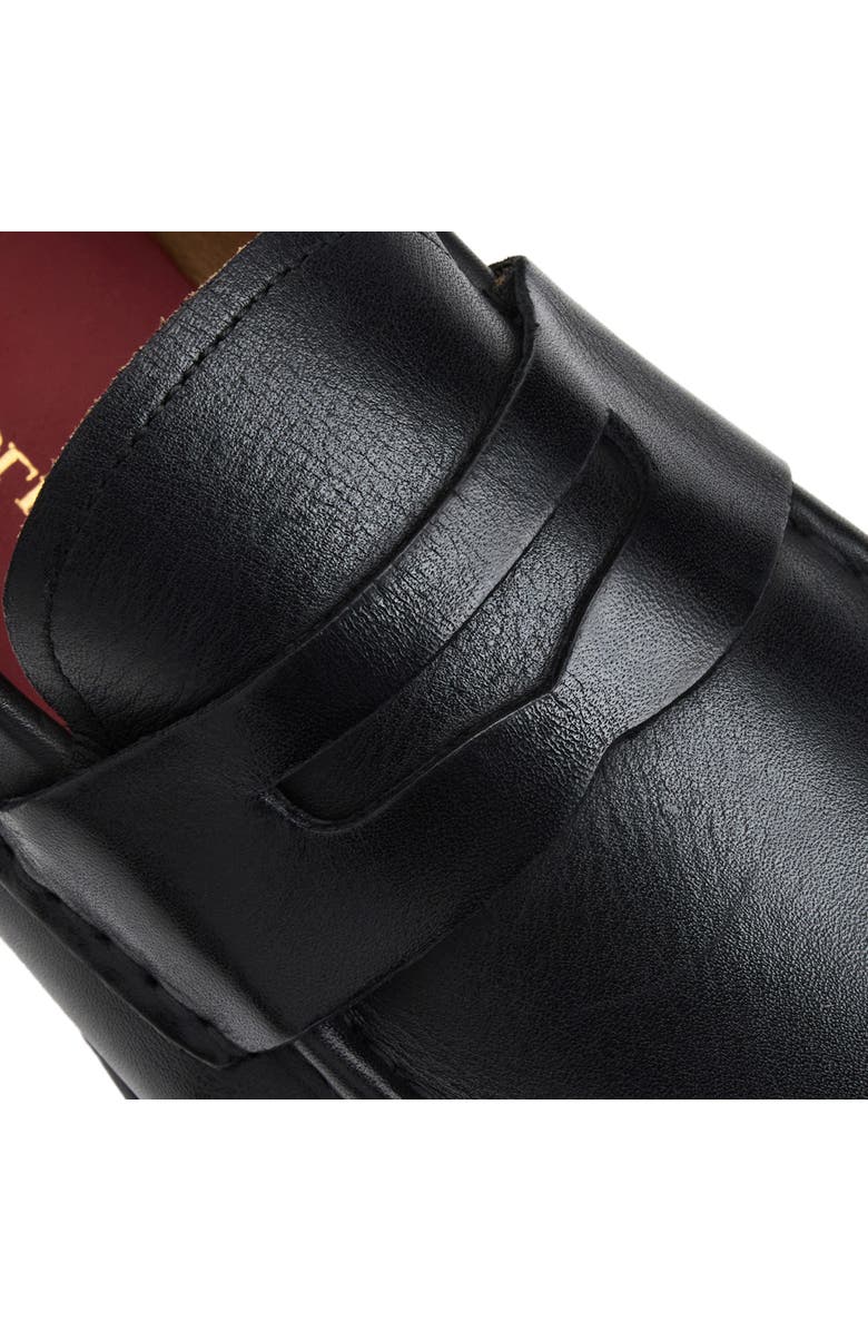 Bruno Magli Lombardo Wrapped Moc Toe Penny Loafer, Alternate, color,