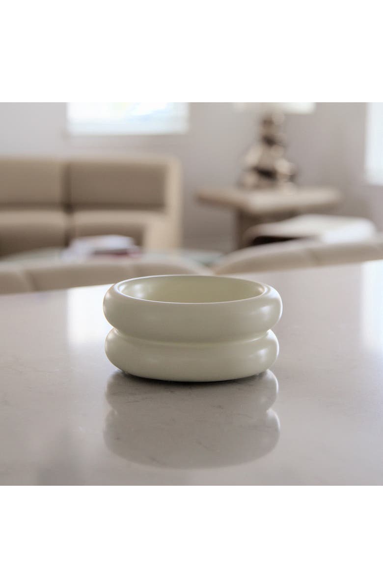 Catenary Halo Elevated Cat Bowl, Alternate, color, White