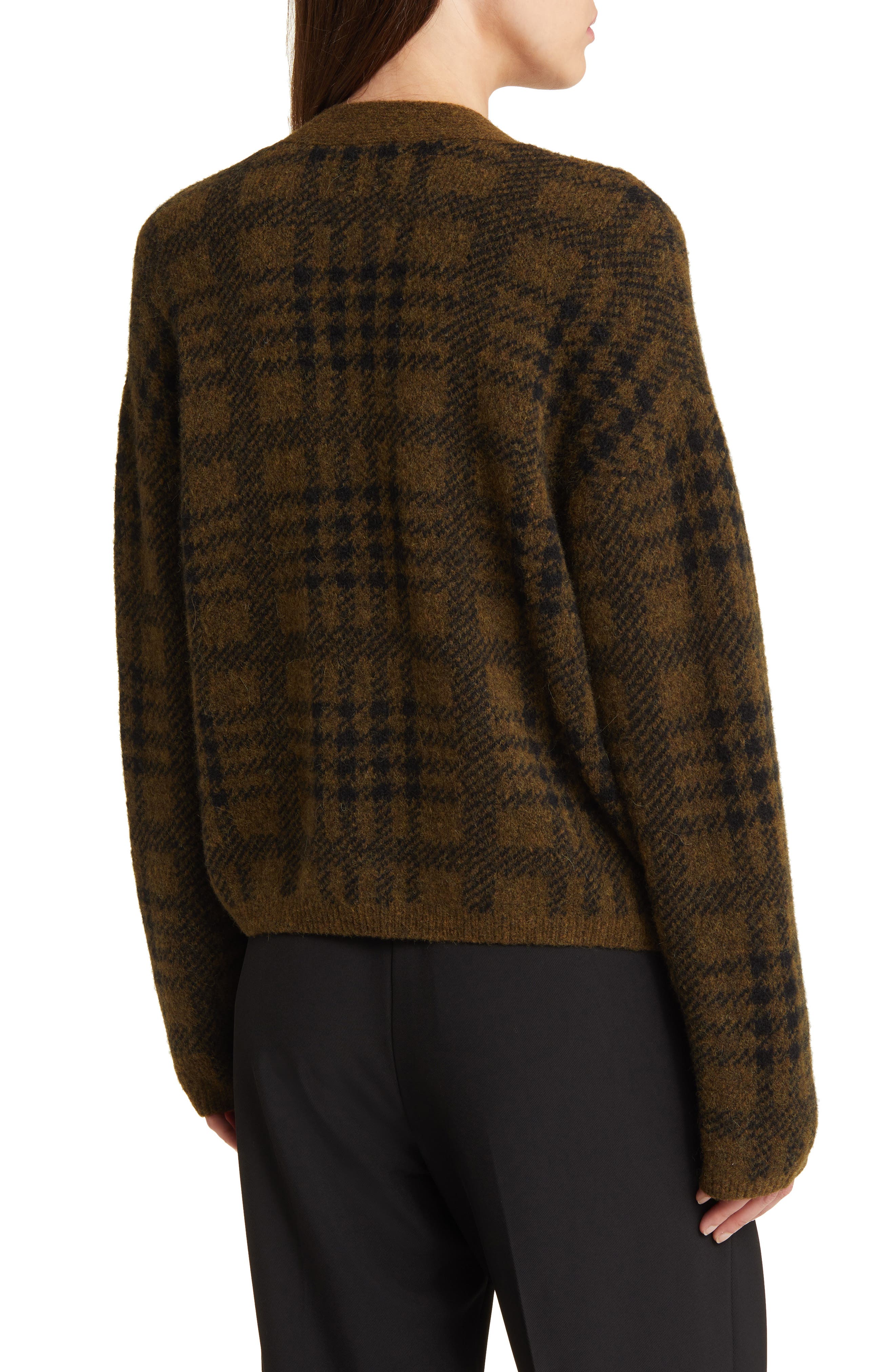 Reese Plaid Cardigan - image 2