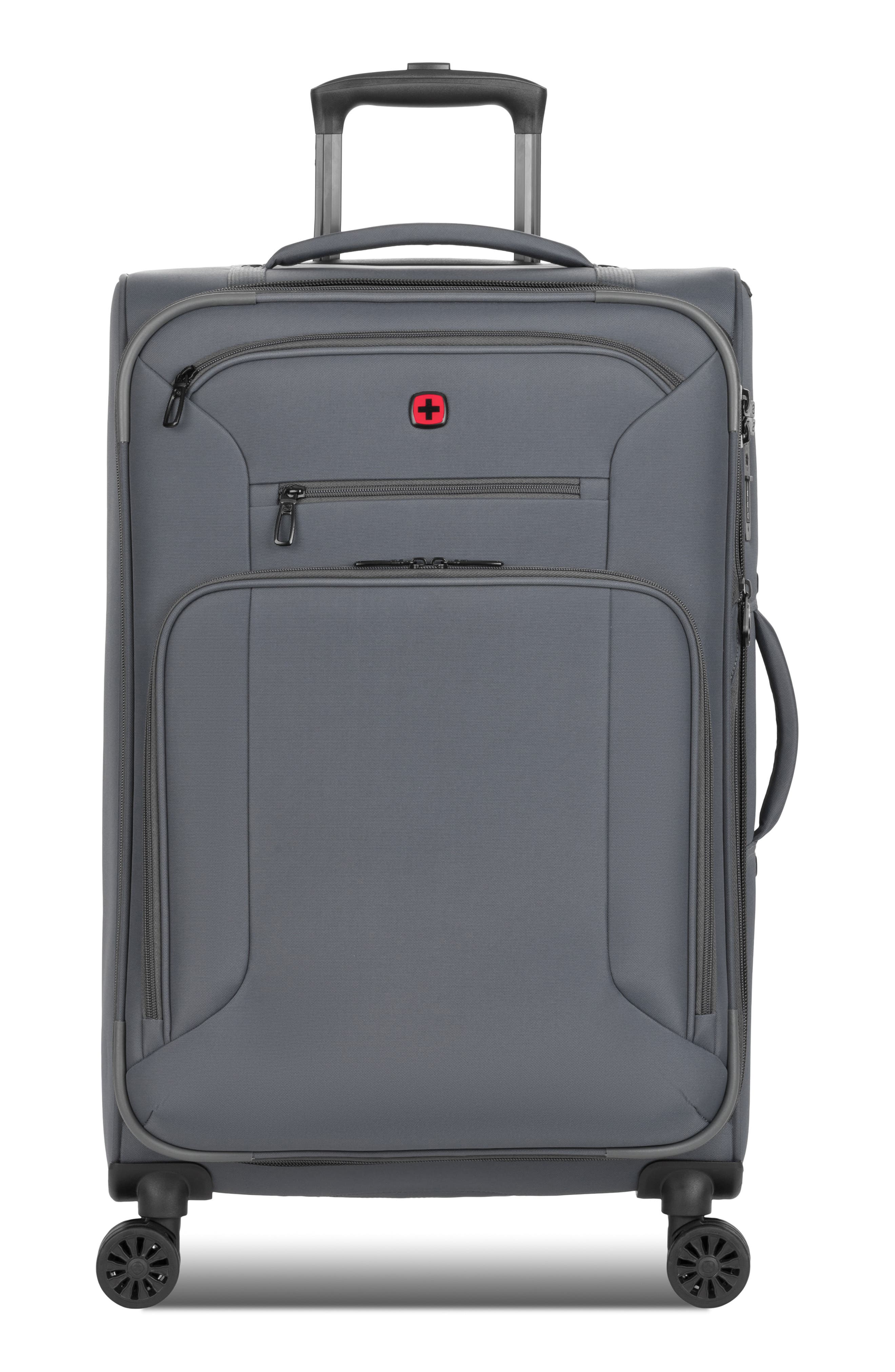 SWISSGEAR 25-Inch Softside Spinner Luggage, Main, color, 