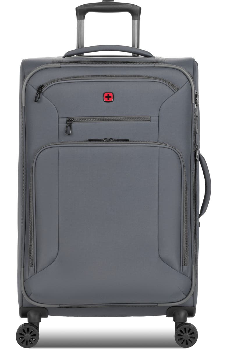 SWISSGEAR 25-Inch Softside Spinner Luggage, Main, color,