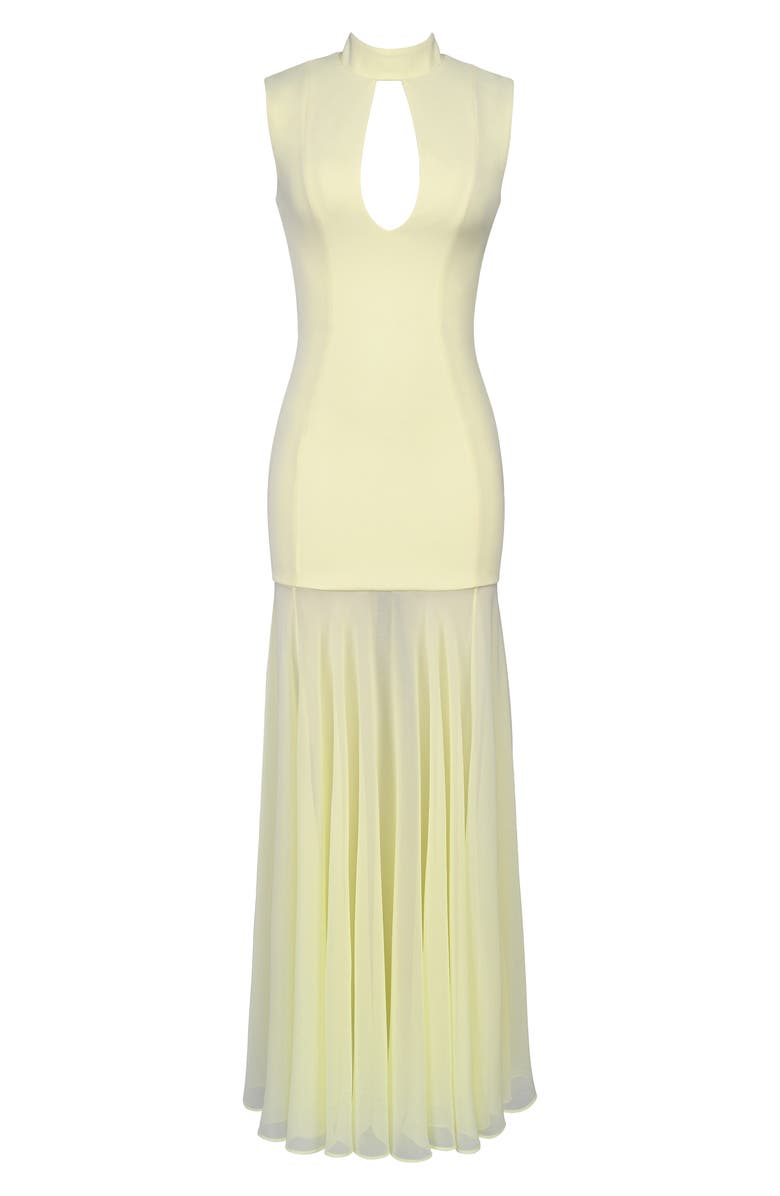 HOUSE OF CB Raphaella Sleeveless Stretch Crepe Gown, Alternate, color,