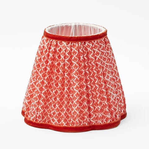 Orange Lotus Lampshade (18cm)