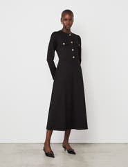 Finery London Gilly Ponte Jersey Midi Dress