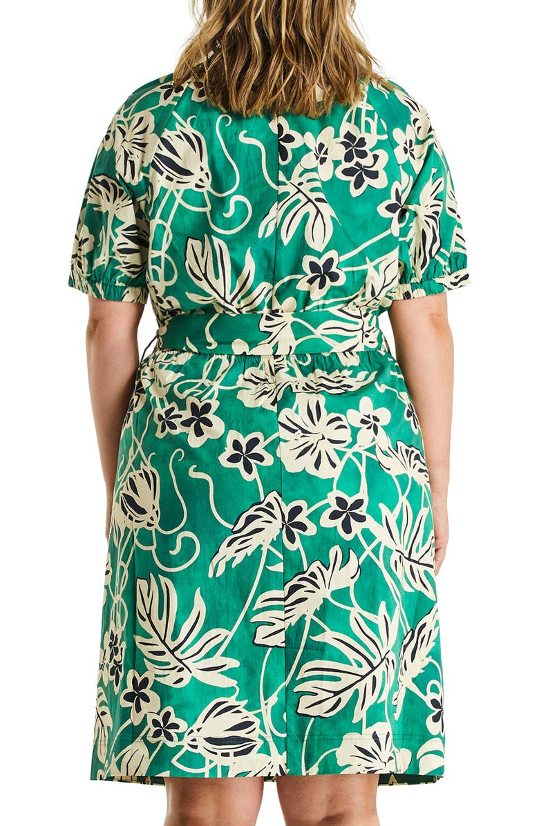 Estelle Aruba Tropical Floral Cotton Dress, Alternate, color, 