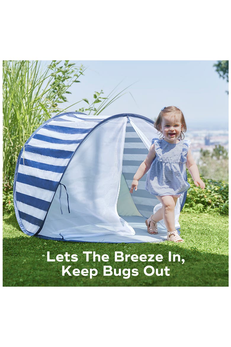 Anti-UV Lite Baby & Toddler Beach Tent, Alternate, color, NAVY-WHITE