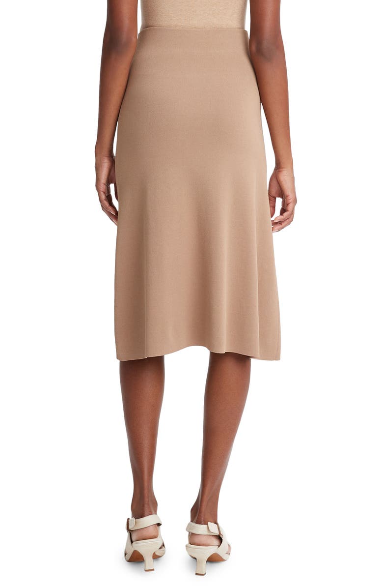Vince Soft Sculpted A-Line Skirt, Alternate, color, Cashew