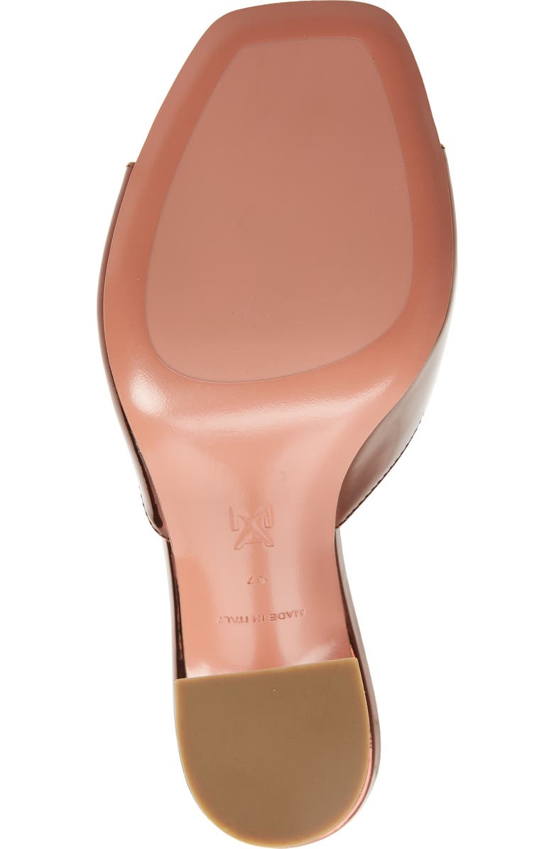 Amina Muaddi Lupita Metallic Slide Sandal, Alternate, color,