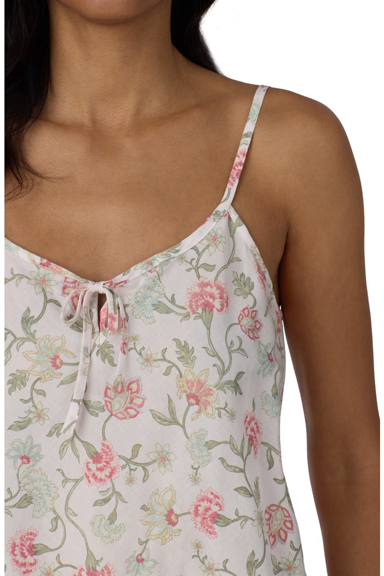 Floral Sleeveless Pajama Set, Alternate, color, BLUSH/ PRINT