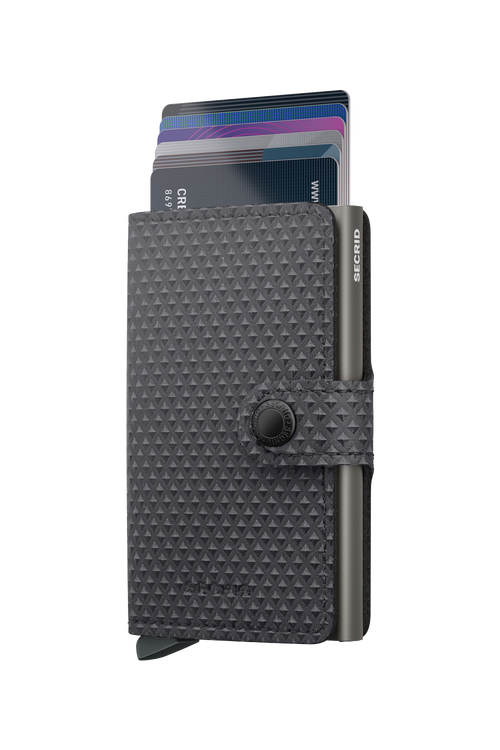 Secrid Miniwallet Pyramid In Grey