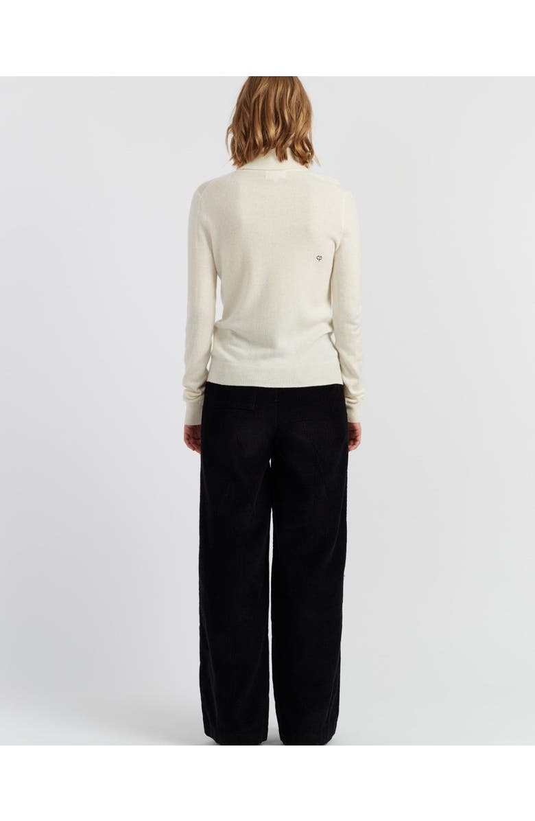 Chinti & Parker Wool-Cashmere Top Hat Snoopy Sweater, Alternate, color, Cream