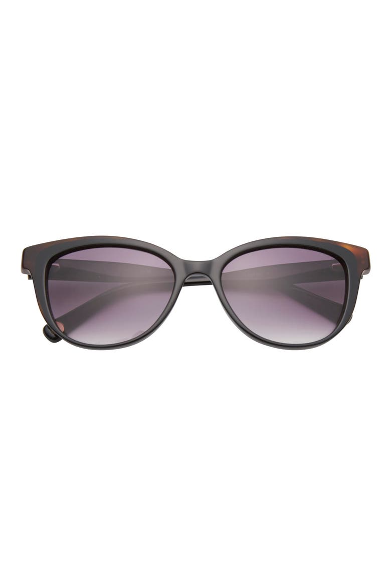 54mm Cat Eye Sunglasses, Main, color, BLACK