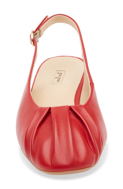 Paul Green Adele Slingback Flat In Salsa Soft Nappa