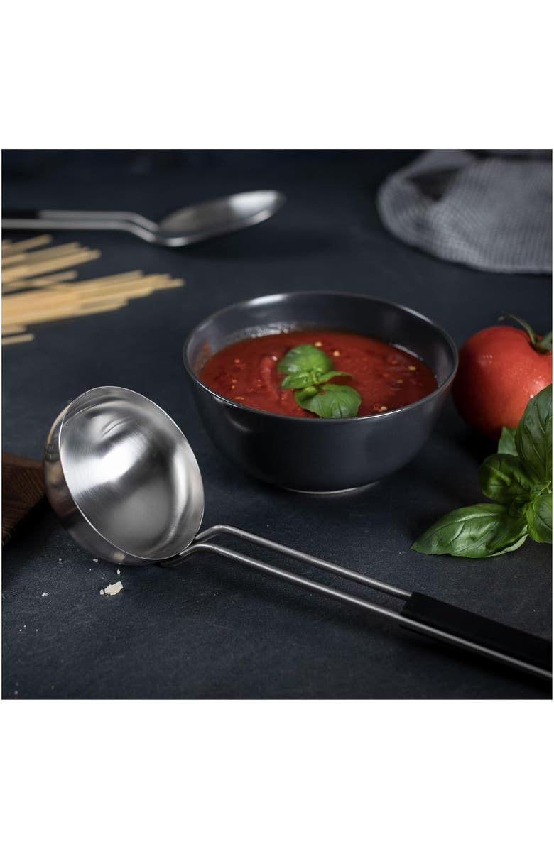 Kuhn Rikon Essential Ladle, Stainless Steel Bowl for Serving Soups, Stews & Sauces, Alternate, color, Silver