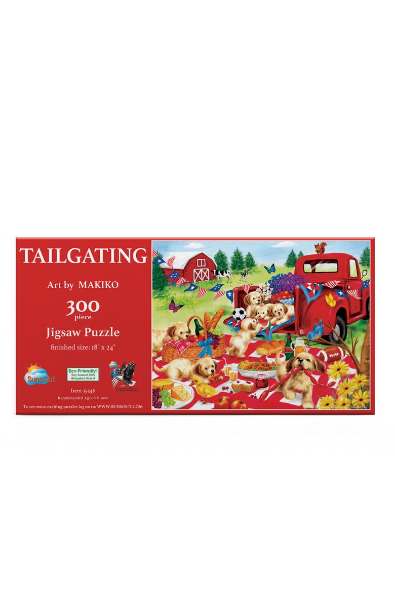 Sunsout Tailgating 300 piece Jigsaw Puzzle for Adults, Alternate, color, Multicolor