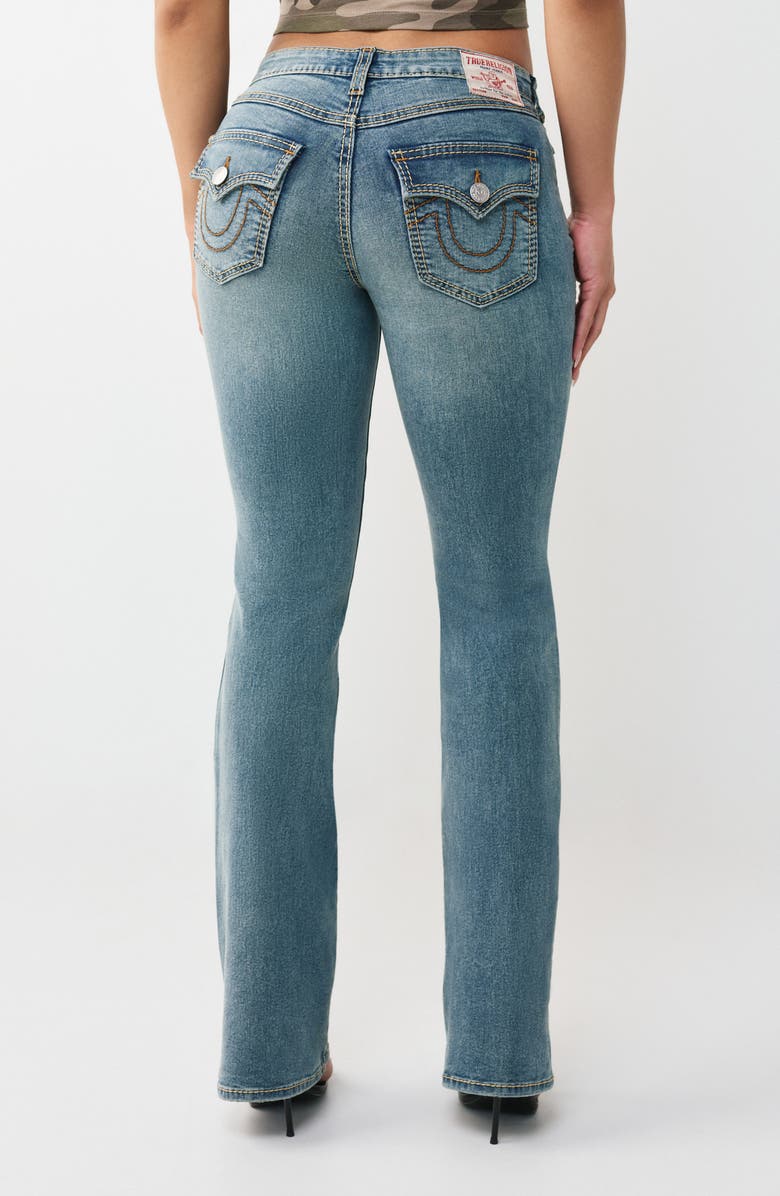 True Religion Becca Big T Flap Bootcut Jeans, Alternate, color, Medium Horizon Wash