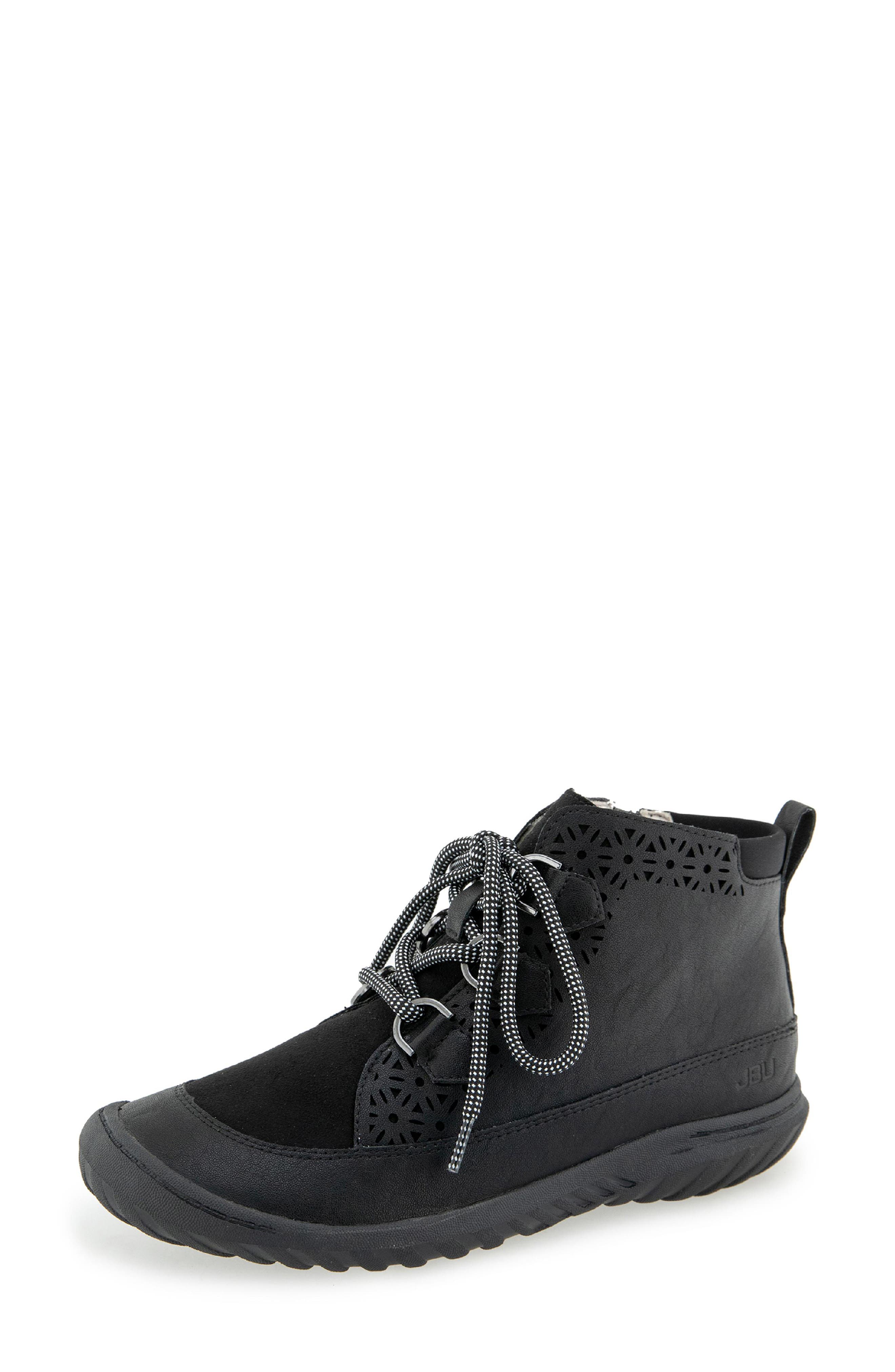 Roxanne Water Resistant Bootie, Alternate, color, BLACK