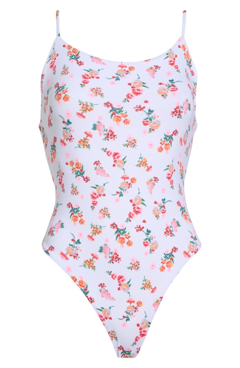 Maaji Luster One-Piece Swimsuit, Main, color, Open Brown