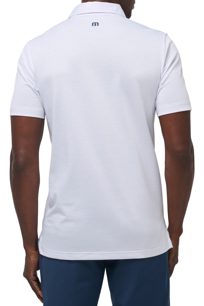 At Altitude Chest Stripe Polo, Alternate, color, WHITE