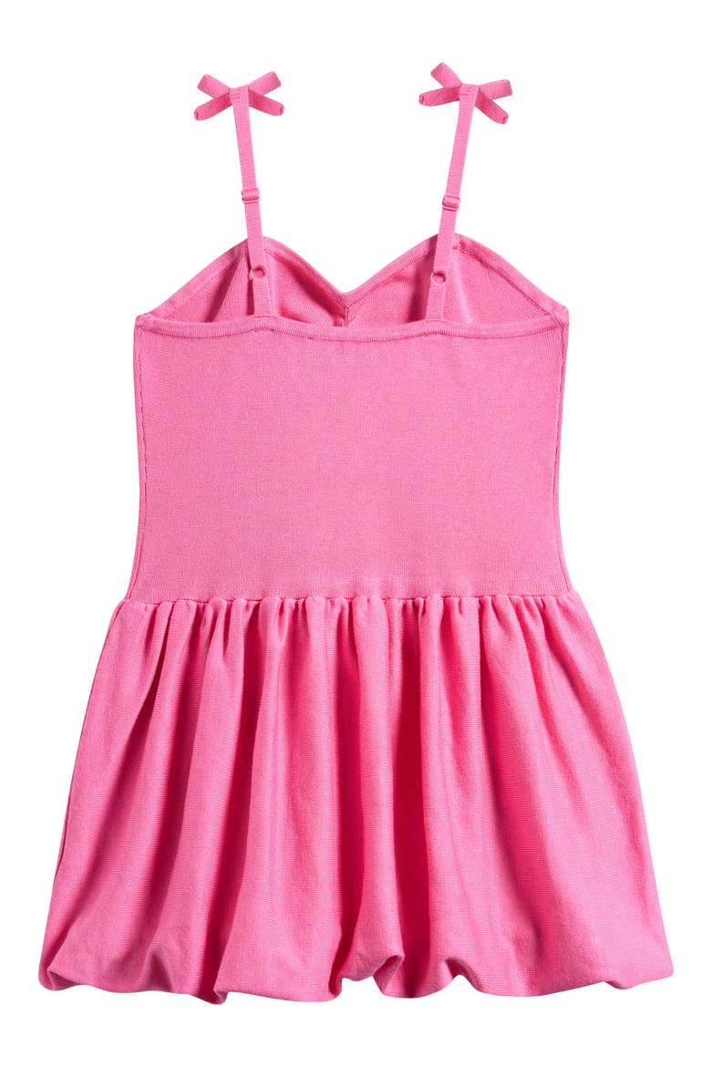 Kids' Ballet Bubble Hem Dress, Alternate, color, DARK PINK